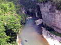 Trip down the Tarn river by chauffered punt - Castel de Cantobre G&icirc;tes, Aveyron, France