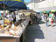Market in Nant - Castel de Cantobre G&icirc;tes, Aveyron, France