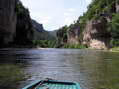Trip down the Tarn river by chauffered punt - Castel de Cantobre G&icirc;tes, Aveyron, France