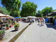 Market in Nant - Castel de Cantobre G&icirc;tes, Aveyron, France