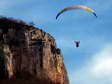 Paragliding - Castel de Cantobre G&icirc;tes, Aveyron, France