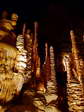 Stalactites and stalagmites at Aven Armand - Castel de Cantobre G&icirc;tes, Aveyron, France