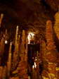 Stalagmites at Aven Armand - Castel de Cantobre G&icirc;tes, Aveyron, France
