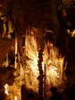 Stalactites, stalagmites and a column at Aven Armand - Castel de Cantobre G&icirc;tes, Aveyron, France