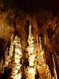 Stalactites and stalagmites at Aven Armand - Castel de Cantobre G&icirc;tes, Aveyron, France