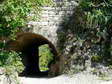 Tunnel to the cemetery - Castel de Cantobre G&icirc;tes, Aveyron, France