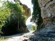The path back from the end rock (south side of Cantobre) - Castel de Cantobre G&icirc;tes, Aveyron, France