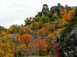 Autumn in Cantobre - Castel de Cantobre G&icirc;tes, Aveyron, France