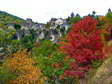 Autumn in Cantobre - Castel de Cantobre G&icirc;tes, Aveyron, France