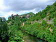 Spring in Cantobre - Castel de Cantobre G&icirc;tes, Aveyron, France