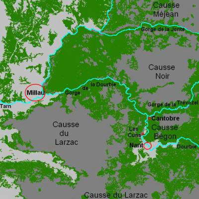 The Causse around Cantobre