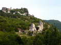 Notre Dame des Treilles Church at Saint Veran - Castel de Cantobre G&icirc;tes, Aveyron, France
