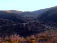 View of Cantobre from the Causse Noir - Castel de Cantobre G&icirc;tes, Aveyron, France