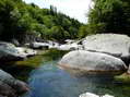 Waterfalls at the village of Dourbies - Castel de Cantobre G&icirc;tes, Aveyron, France