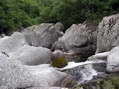 Waterfalls at the village of Dourbies - Castel de Cantobre G&icirc;tes, Aveyron, France