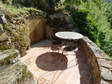 Our shaded north-west facing terrace - Castel de Cantobre G&icirc;tes, Aveyron, France