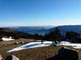 View from Mont Aigoual (1500m) - Castel de Cantobre G&icirc;tes, Aveyron, France