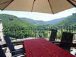 The Griffon terrace - Castel de Cantobre G&icirc;tes, Aveyron, France
