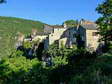 The village of Cantobre - Castel de Cantobre G&icirc;tes, Aveyron, France
