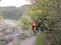 Running from the end rock - Castel de Cantobre G&icirc;tes, Aveyron, France