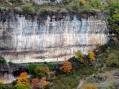 The runners appear at the base of the climbing wall - Castel de Cantobre G&icirc;tes, Aveyron, France