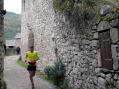 Running past the bottom of our Castel - Castel de Cantobre G&icirc;tes, Aveyron, France