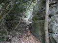 Finally to the Crevice in the rock - Castel de Cantobre G&icirc;tes, Aveyron, France