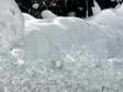 Ice formations in Cantobre - Castel de Cantobre G&icirc;tes, Aveyron, France