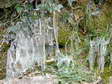 Ice formations in Cantobre - Castel de Cantobre G&icirc;tes, Aveyron, France