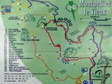 Map of how not to get lost in the last section of the walk - Castel de Cantobre G&icirc;tes, Aveyron, France